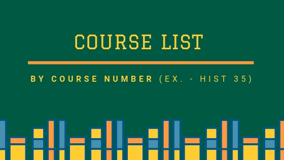 Click Here to View Course Lists by Course Number