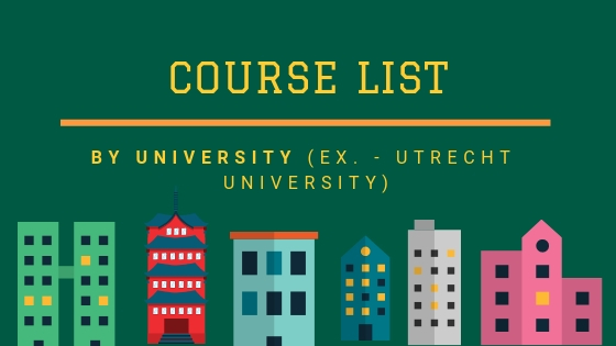 Click Here to View Course Lists by Program